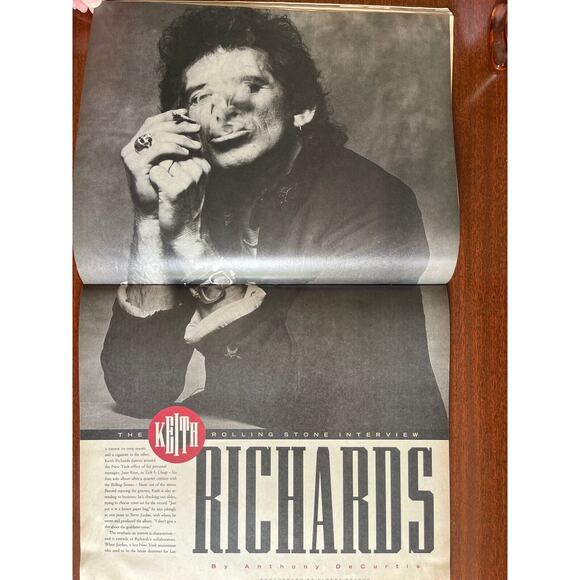 Rolling Stone Magazine Oct 6 1988 No 536 Keith Richards Cover Jim Morrison More - Picture 3 of 4